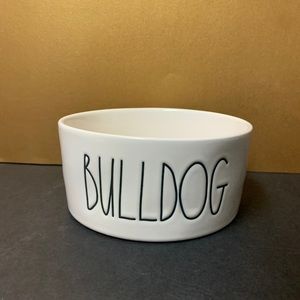 Rae Dunn brand new BULLDOG Dog bowl